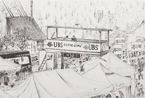 Sierre to Zinal Mountain Race, The Finish 2012 by Vincent Alexander Booth